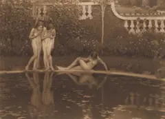 Edward Weston & Margrethe Mather, The Marion Morgan Dancers, 1920, Vintage. Platin-Palladium-Abzug