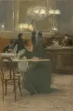 Franz Skarbina, De quoi écrire