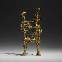Ibram Lassaw, Capricorn, 1952, gilt bronze