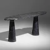 Angelo Mangiarotti, Eros console table, 1971, black Marquina marble