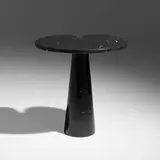 Angelo Mangiarotti, Eros occasional table, 1971, black Marquina marble