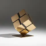Tony (Bernard) Rosenthal, Untitled (Cube), 2008, bronze