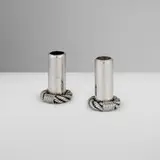 Hermès, Cordage candleholders, pair