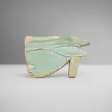 Ancient Egyptian, Eye of Horus or Udyat, faience