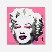 Marilyn (Castelli Mailer) by Andy Warhol, 1981, offset lithograph on paper, sold Jan 2016