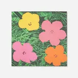 Andy Warhol, Flowers (Castelli Mailer), 1964, offset lithograph on paper