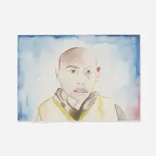 Francesco Clemente, Untitled, 1994, digigraph on paper