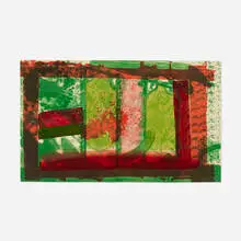Bleeding by Howard Hodgkin, 1981, lithograph on paper with hand coloring, sold Jan 2016