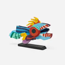 Karel Appel, Flying Fish, 1977, painted wood