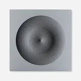 Marina Apollonio, Dinamica Circolare 008, 2008, screenprint on aluminum