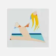 Tom Wesselmann, Seascape, 1984, glazed porcelain