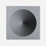 Marina Apollonio, Dinamica Circolare 009, 2008, screenprint on aluminum