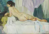 Oleg Stanichnov, Untitled, oil on canvas 50.5 x 70.5cm