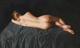 Michael Clark, Untitled, oil on copper 19 x 30cm .