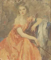 Walter Ernest Webster, Untitled, oil on canvas 59 x 50cm .