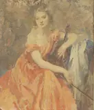 Walter Ernest Webster, Untitled, oil on canvas 59 x 50cm .