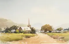 Enslin Vorster, Fouriesburg, watercolour