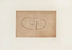 Victor Pasmore R.A., Untitled, from IAA Portfolio (not in Lambertini), Etching and aquatint in colours, 1975, on wove paper