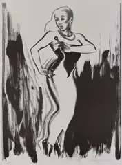 Shimmy, from The Royal College of Art Centenary Year Portfolio of Prints (not in Lloyd) by Allen Jones, Lithograph, 1996, on wove paper, sold Jan 2025