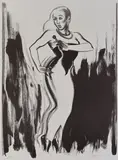 Allen Jones R.A., Shimmy, from The Royal College of Art Centenary Year Portfolio of Prints (not in Lloyd), Lithograph, 1996, on wove paper
