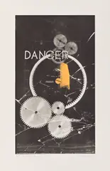 Dancer Danger by Man Ray, Offset lithograph in colours, circa 1975, on wove paper, sold Jan 2025