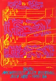 20th Montreux Jazz Festival by Andy Warhol, Screenprint in colours, 1986, on heavy wove paper, sold Jan 2025