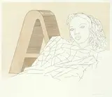 Man Ray, Kiki; L'A (Anselmino 19; 41), Two etchings with aquatint in colours, 1969-71, on Arches wove paper