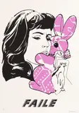 Faile, Bunny; Sinful Pleasures (In Black), Two screenprints in colours, 2003-06, on wove paper, the former signed