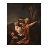Atelier d'Adriaen van der Werff, Bergers et bergères, probablement Céphale et Procris, oil on canvas