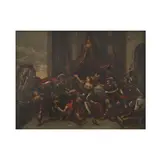 Peeter Sion, Samson capturé par les Philistins, oil on copper
