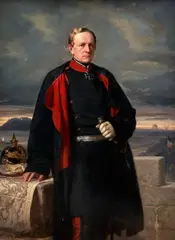 Julius Schrader, Portrait of Field Marshal Helmuth von Moltke, oil on canvas