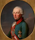 Joseph Hickel, A Portrait of Emperor Joseph II in a Chevaux Légers Uniform, oil on copper