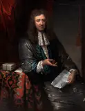 Johannes Vollevens, Portrait of a Scholar, oil on canvas