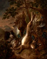Bernaert de Bridt, Still Life with a Dead Hare, oil on canvas
