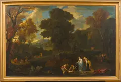 Jan Baptist Huysmans, Moïse sauvé des eaux, Oil on canvas