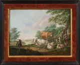 Jan van Limmen, Scène animée, Oil on panel