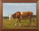 Constant Troyon, Vache dans un pré