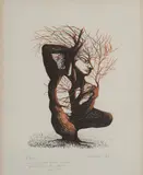 Jean Marais, L'homme arbre, 1973, Lithograph