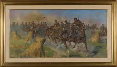 Wojciech Kossak, Cavalerie polonaise, 1935, Oil on canvas