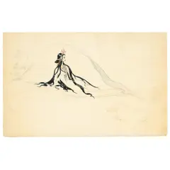 Alice V. O'Neill, The Siren (Adagio Dancer), mixed media on paper