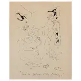 Vértes Marcell, You're getting stale, darling, ink on paper