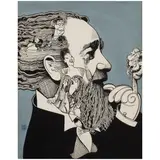 Michael Vollbracht, Freud, ink and pigment on paper