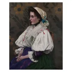 Hamilton Maxwell, Contadina, oil on canvas
