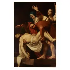 Michelangelo Merisi da Caravaggio, The entombment of Christ, oil on canvas