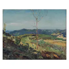 The sentinel by Abraham Bogdanove, oil on canvas, sold Jan 2025