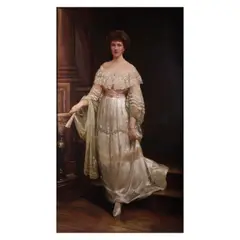 Lady Emma Danthaine by James Jebusa Shannon, oil on canvas, sold Jan 2025