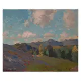 Robert Emmett Owen, New Hampshire hills, oil on canvas