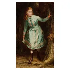 Portrait of a young girl by Samuel Sidley, Rba, Arca, oil on canvas, sold Jan 2025