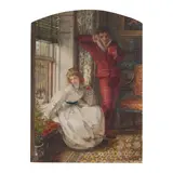 The Book of sonnets by Edward John Poynter, watercolor and ink on paper, sold Jan 2025