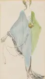 Cecil Beaton, A costume design for Edith Evans as 'Hesione Hushaby' in Heartbreak House